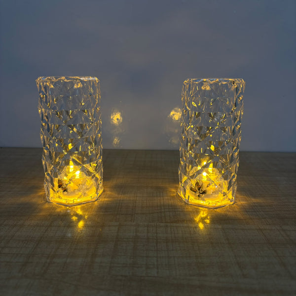 A07754 Crystal Diamond LED Candle Light for Home & Festival Decoration