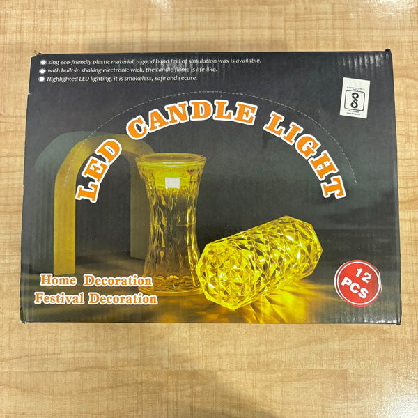 A07754 Crystal Diamond LED Candle Light for Home & Festival Decoration