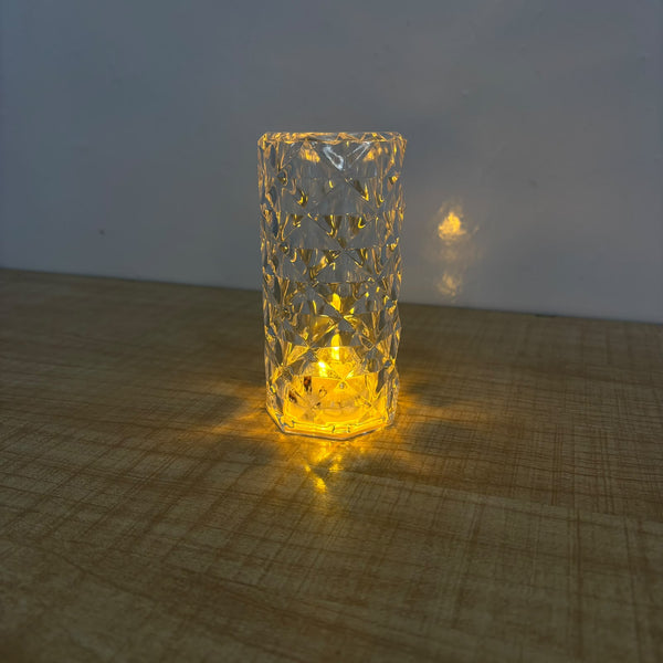 A07754 Crystal Diamond LED Candle Light for Home & Festival Decoration