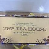 A07768 Richie Rich The Tea House 9-Piece Ceramic Tea Set with Mugs, Kettle, and Platters