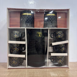 A07779 Festivity 9-Piece Serveware Set (Insulated Flask Jug, 6 Tea Cups & 2 Storage Jars)