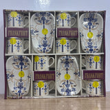 A07775 Richie Rich Frankfurt 12 Pcs Ceramic Tea & Coffee Set – 8 Mugs & 4 Platters