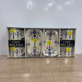 A07774 Richie Rich Café Milano Ceramic Mug & Platter Set (6 Pieces)