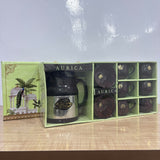 A07773 Richie Rich Aurica 9-Piece Tea & Coffee Gift Set – 1 Insulated Kettle, 6 Mugs & 2 Ceramic Bowls