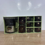 A07773 Richie Rich Aurica 9-Piece Tea & Coffee Gift Set – 1 Insulated Kettle, 6 Mugs & 2 Ceramic Bowls