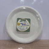 A07800 11 Inch Biodegradable Bagasse Round Plate Set (Pack of 10 Pcs)