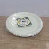 A07800 11 Inch Biodegradable Bagasse Round Plate Set (Pack of 10 Pcs)