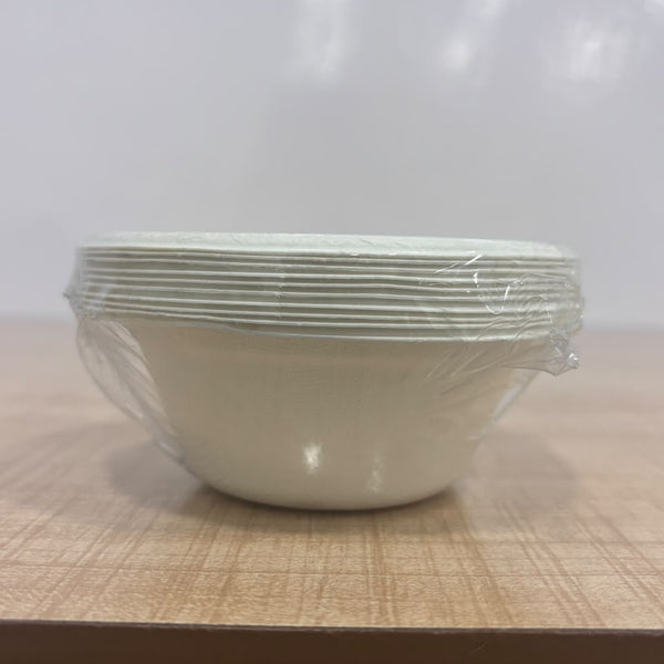 A07803 Biodegradable Bagasse Tableware Bowl Set – 180 ml (10 Pcs)