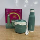A07795 Varmora Festive Pack – Bento 2 Lunch Box & Sofia 600 Water Bottle Set