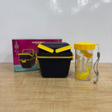 A07796 VARMORA Festive Pack - Rock Lunch Box with Sparkle Buddy Water Bottle (350 ml)