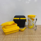 A07796 VARMORA Festive Pack - Rock Lunch Box with Sparkle Buddy Water Bottle (350 ml)