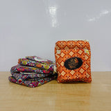 A07794 Mix Design Printed Shree Radha Print Canvas Crossbody Side Sling Bag with Front Zipper Pocket