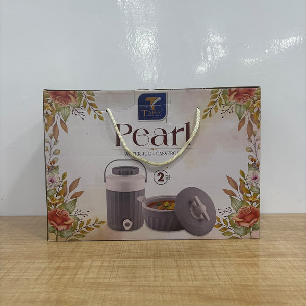 A07882 PEARL Insulated Water Jug and Casserole Set (2 Pcs)