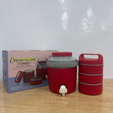 A07883 Celebration Combo 2pc – Insulated Water Jug & 3-Tier Tiffin Box Set