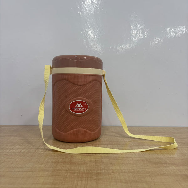 A07887 Enjoy-4 Premium 4-Layer Portable Insulated Stainless Steel Tiffin Carrier with Adjustable Strap
