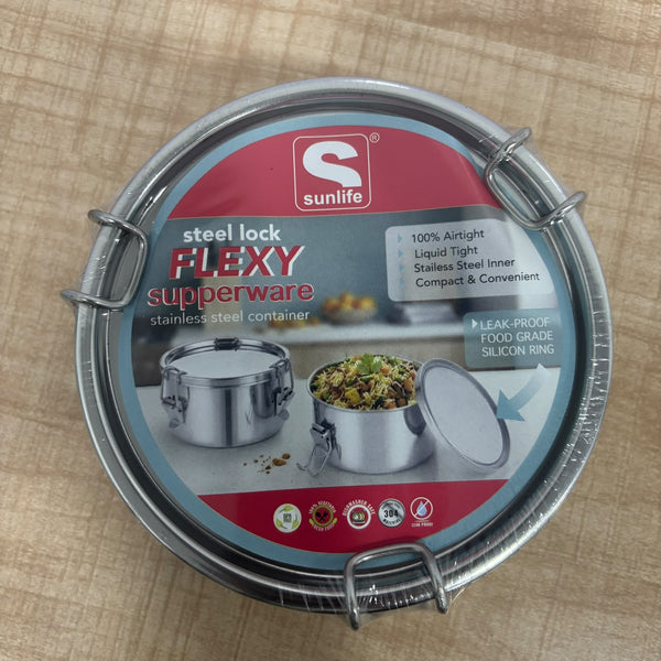 A07892 Sunlife Flexy Stainless Steel Airtight & Leak-Proof Container - 016 (600 ml)