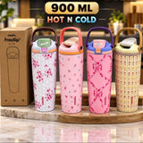 A07826 Owala FreeSip Vacuum Insulated Stainless Steel Water Bottle, 900 ml (Hot & Cold)
