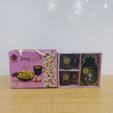A07836 Pine Café 2+1 Pcs Coffee Cup & Pineapple Snack Tray Gift Set