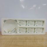 A07832 Larah by Borosil Opalware Cup & Saucer Set - 12 Pcs (6 Cups & 6 Saucers)