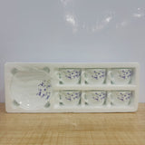 A07832 Larah by Borosil Opalware Cup & Saucer Set - 12 Pcs (6 Cups & 6 Saucers)