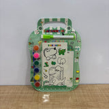 A07865 Kids Cartoon Painting & Writing Stationery Set [3329] with Watercolor Palette, Marker & Drawing Pad