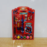 A07862 Kids Cartoon Theme Painting & Stationery Kit - 9915 (Pack of 1 / Assorted Designs)