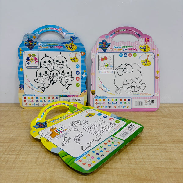 A07863 Space Theme Painting & Art Set [CSJ-709] with Water Colors, Paintbrush, Palette & 3D Astronaut Mold (Ages 5+)
