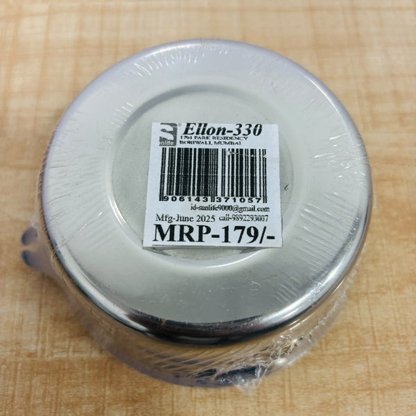 A07894 Sunlife Ellon-330 Stainless Steel Food Storage Container with Air-Tight Lid (330 ml)