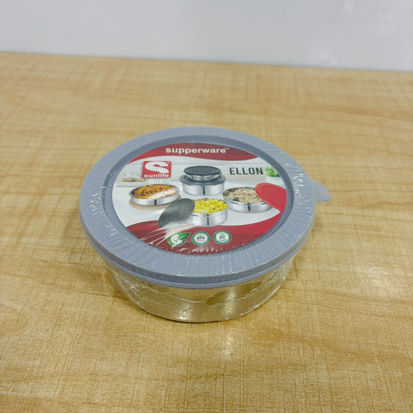A07896 Sunlife Ellon-400 Stainless Steel Food Storage Container with Air-Tight Lid (400 ml)