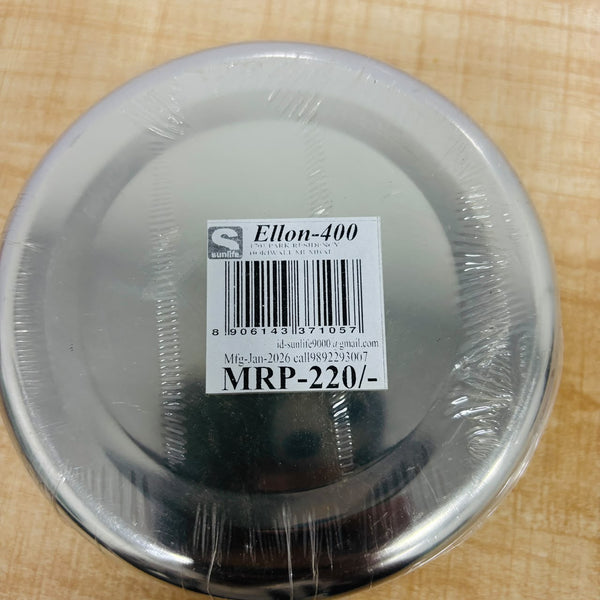 A07896 Sunlife Ellon-400 Stainless Steel Food Storage Container with Air-Tight Lid (400 ml)