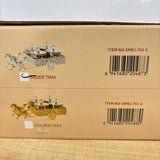 A07915 Shinemax 4-Piece Candy & Dry Fruit Container Set with Royal Horse Cart Display Tray [SMBJ-703-S]