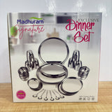 A07898 Madhuram Apple Signature Stainless Steel Dinner Set (36 Pcs)