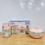 A07964 Asian Royal Hot Pot Set of 2 – Venus Marble Casserole (1350 ml) & Sterling Water Jug (750 ml)