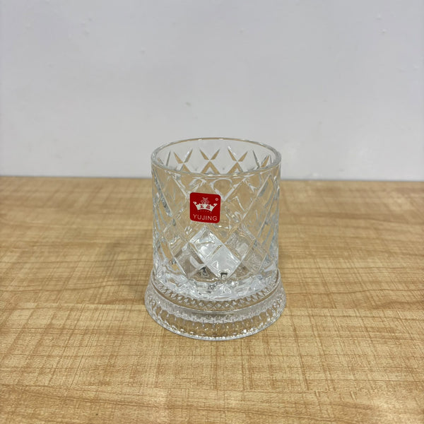 A07988 280 ml Rotating Glass Tumbler with LED Light Base