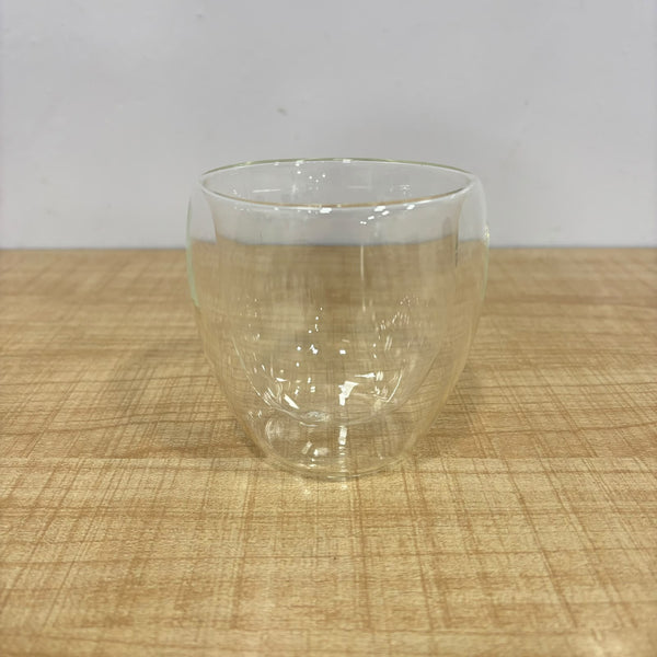 A07989 Echou Double Wall Borosilicate Glass Coffee & Tea Cup (250 ml, 1 Piece)