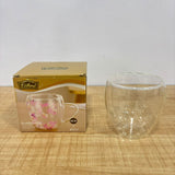 A07989 Echou Double Wall Borosilicate Glass Coffee & Tea Cup (250 ml, 1 Piece)