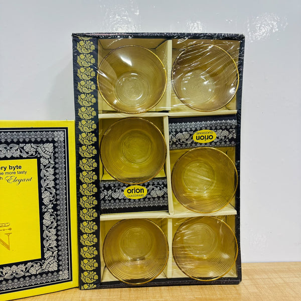 A08021 Orion Glassware Brooklyn 6 Pcs Glass Bowl Set