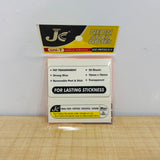 A08024 JC Neon Transparent Multi Colour Sticky Notes- 3x3 Inches, (76mm x 76mm, 50 Sheets)