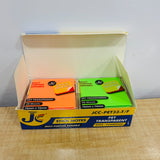 A08024 JC Neon Transparent Multi Colour Sticky Notes- 3x3 Inches, (76mm x 76mm, 50 Sheets)