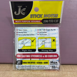 A08025 JC Stick Notes 3x3 Inch Self-Adhesive Sticky Notes - 3 Cut (Multi Colors)