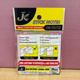A08026 JC Stick Notes 3x3 Inch Self-Adhesive Sticky Notes - 4 Cut (Multi Colors)