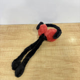 A08030 Unisex Plush Winter Earmuffs with Hanging Paws / Long Straps