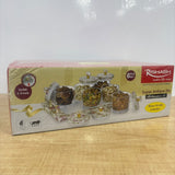 A08045 RISHABH Super Antique Deluxe Heavy Acrylic Multipurpose Dry Fruit Container Set with Serving Tray (Set of 6 Containers)