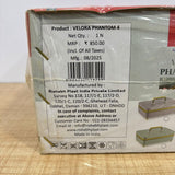 A08054 Rishabh Velora Phantom 4 Airtight Food Grade Dry Fruit & Serving Box