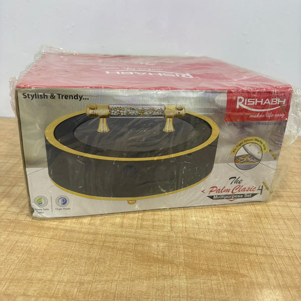 A08061 Rishabh The Palm Classic 4 Multipurpose Dry Fruit & Serving Box Set