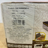 A08062 Rishabh The Fairmont 4-Compartment Heavy Acrylic Multipurpose Dry Fruit & Snack Storage Box with Air-Tight Lid