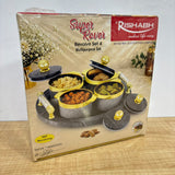 A08065 Rishabh Super Rover 360° Revolving Multipurpose Dry Fruit & Snack Serving Set 4