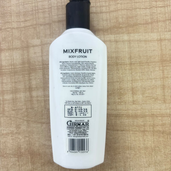 A08071 Hydrating Body Lotion Mix Fruit Pack (100 ml)