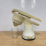 A08075 Ganesh Plastic Easy Squeeze Manual Hand Press Fruit Juicer Machine with Vacuum Base & Glass