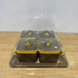 A08076 Ganesh Astar Multipurpose DryFruit Box with Tray & 4 Containers (Luxury Marble Finish)